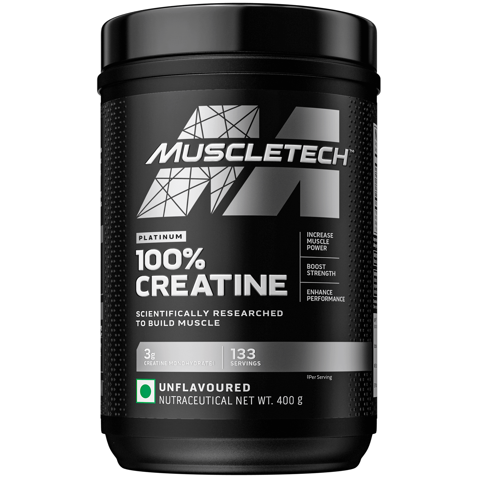 Muscletech 100% creatine unflavoured 400g