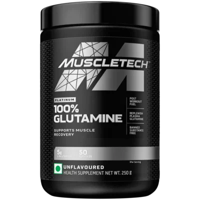 Muscletech 100% glutamine unflavoured 250g