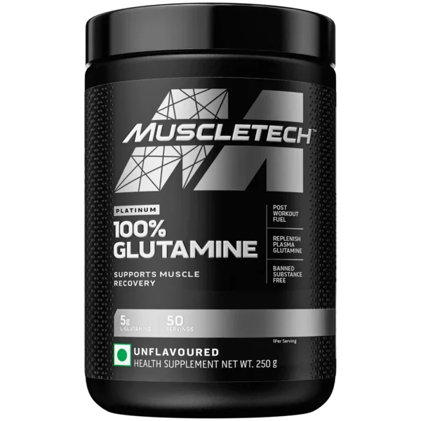 Muscletech 100% glutamine unflavoured 250g