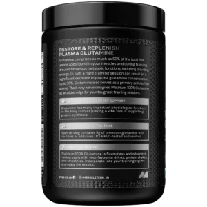 Muscletech 100% glutamine unflavoured 250g