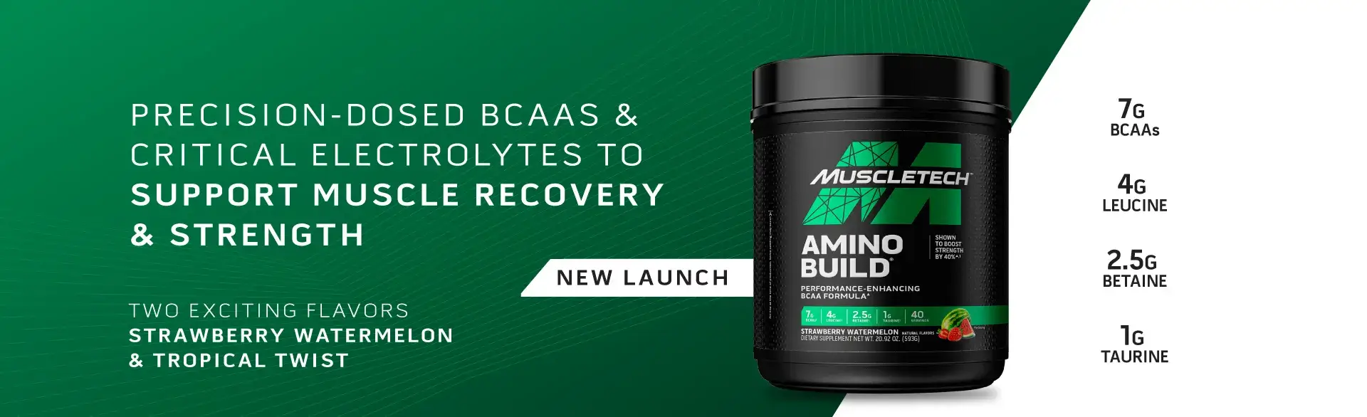 Muscletech Amino Build Banner