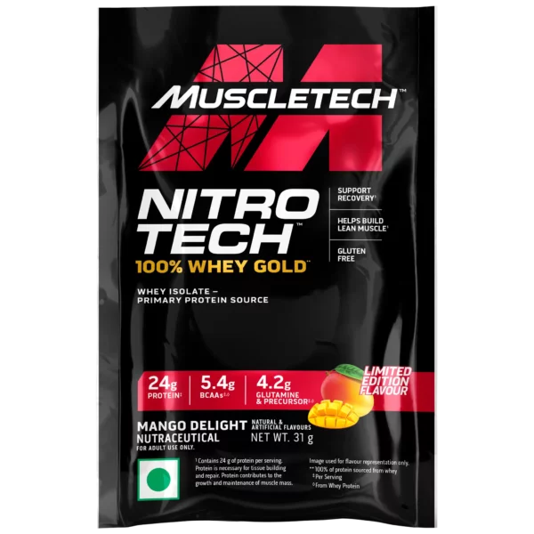 Muscletech nitrotech mango delight sachet
