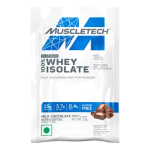 Muscletech isolate milk chocolate sachet