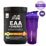 mt eaa plus energy tropical twist 30s free purple shaker 1