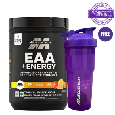 mt eaa plus energy tropical twist 30s free purple shaker 1