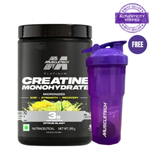 mt platinum creatine citrus blast 315g free purple shaker 1