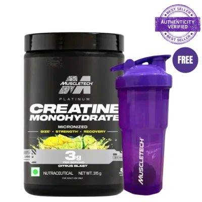 mt platinum creatine citrus blast 315g free purple shaker 1